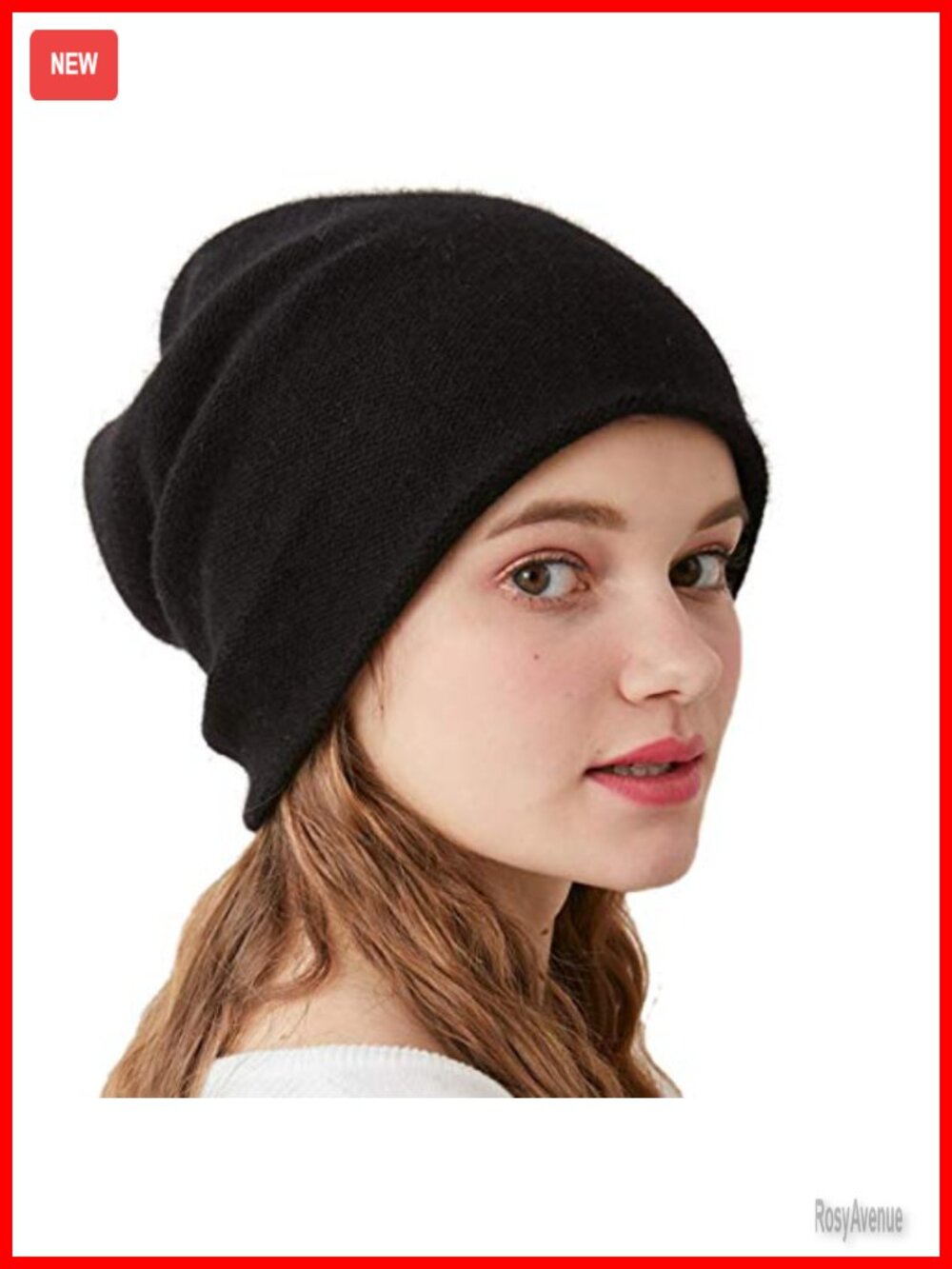 Double Layered 100% Cashmere Beanie High-Performance Ski Beanie